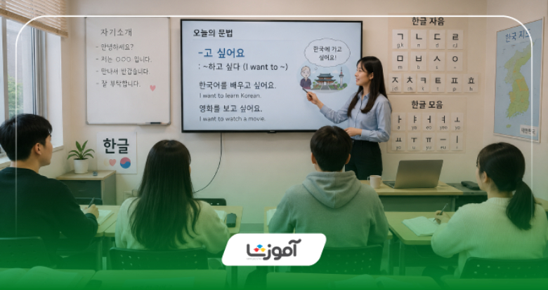 تجربه زبانآموزان از یادگیری زبان کره ای در آموزشگاه اصفهان