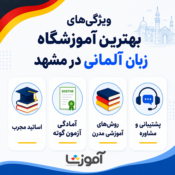 ویژگیهای بهترین آموزشگاه زبان آلمانی در مشهد