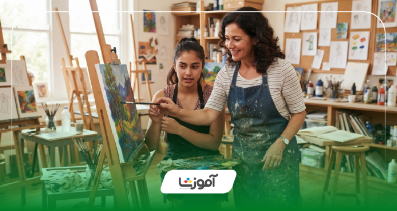 تجربه هنرجویان درباره یادگیری طراحی و نقاشی در اصفهان