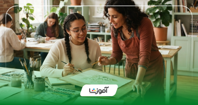 تجربه هنرجویان از یادگیری طراحی و نقاشی در آموزشگاههای کرج
