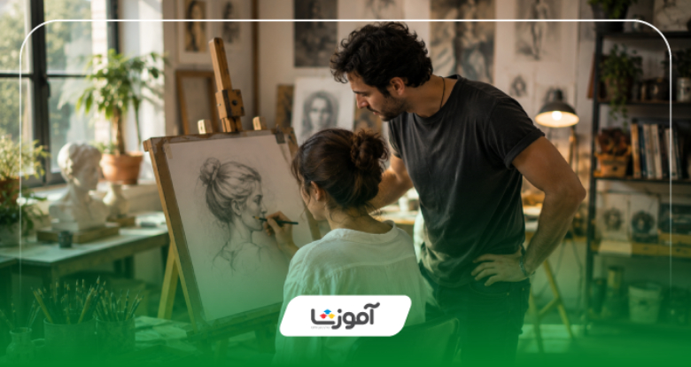 تجربه هنرجویان از یادگیری طراحی و نقاشی در آموزشگاههای تبریز