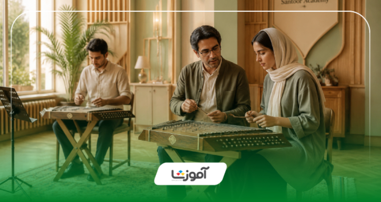 تجربه هنرجویان از یادگیری سنتور در آموزشگاه تهران