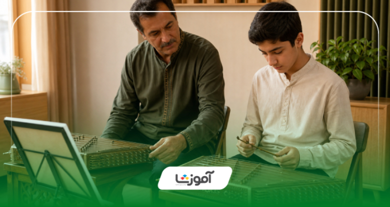 آموزش سنتور حضوری یا آنلاین در تبریز؛ کدام بهتر است؟