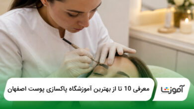بهترین آموزشگاه پاکسازی پوست در اصفهان