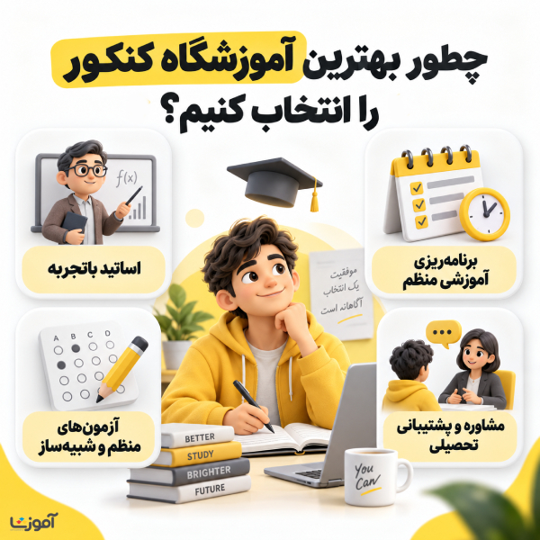 چطور بهترین آموزشگاه کنکور در اهواز را انتخاب کنیم؟